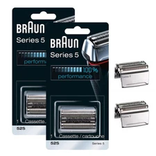 2 PACK Electric Shaver Replacement Head 52S Compatible For Braun Series 5 Razors