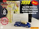 Rare New 1998 Dinky Matchbox Collectibles 1:43 1937 Cord Phaeton Sedan #Dym35178