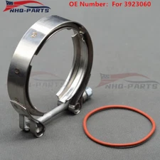 Turbo air outlet elbow V-Band clamp + O ring For Dodge Cummins 12v, 24v, 94-02