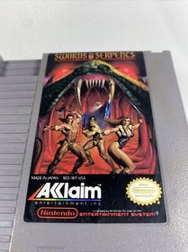 Swords And Serpents -- NES Nintendo RPG Original Authentic 4 Player Game 