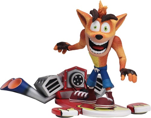 Figura 2018 NECA Toys Crash Bandicoot Deluxe 6" con Jet Board =cajas selladas = - Imagen 7 de 11