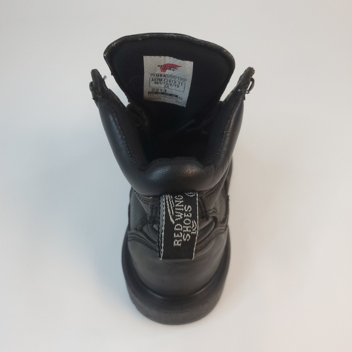 New Red Wing 2213  Black Leather Lace-Up Work Boots Steel toe Size 14 EE RED WING 2213 Men main image 2