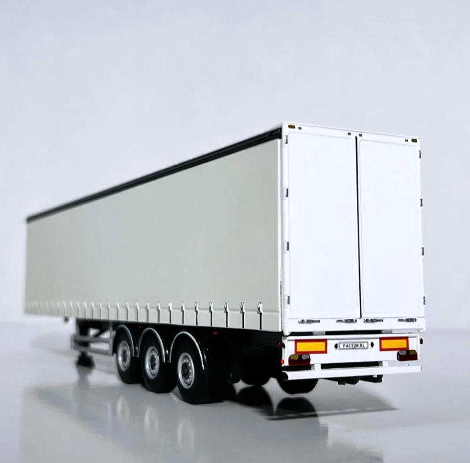 remorque rideau 3 essieux , modèles de camions WSI 03-1068 , échelle 1:50 - Photo 4/4