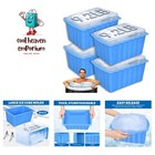 Large Ice Cube Molds, 4Pack 37LB Ice Block Molds , Ice Bath Chiller Silicone ...