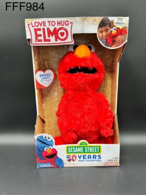 Sesame Street Elmo Love to Hug Bilingual Talking Singing Interactive Plush Toy