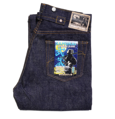 SHIN⊿ SAMURAI JEANS S634XX17OZ-25TH MUSASHI 30in SELVEDGE Denim Indigo