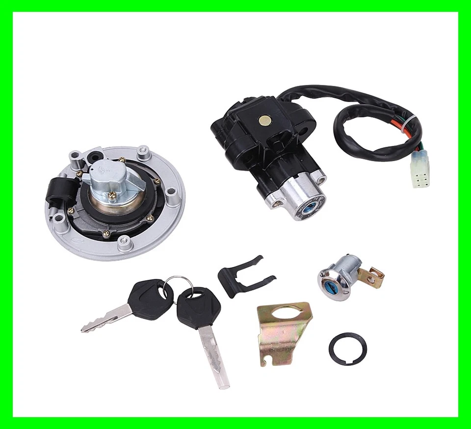 Interruptor de encendido para Suzuki GSXR 600 1000 2003-2016 tapa de gas combustible llaves de bloqueo de asiento Foto 2 de 4