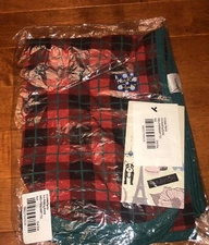 Kickee Pants Bamboo 2017 Plaid Swaddling Blanket Swaddle New