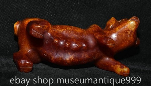 Vendre Ancienne sculpture statue cochon animal sculpture culture chinoise Hongshan 5,6