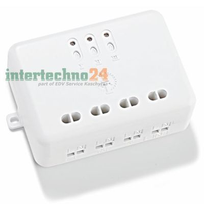Intertechno 3-fach Funk-Einbauschalter ITL-3500, 3.500 Watt Schaltleistung