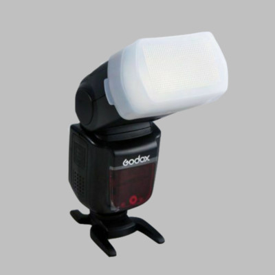 Universal Bounce Flash White Diffuser for Godox V860C TT685 TT600S TT600 V860 II