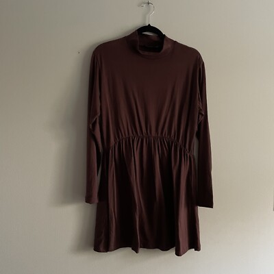 Nasty Gal Collection Wmn 6 Brown Mock Neck Casual Long Sleeve Mini Skater Dress | eBay Nasty Gal Collection Wmn 6 Brown Mock Neck Casual Long Sleeve Mini Skater Dress | eBay