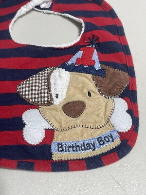 Mud Pie boys 1st First Birthday Dog Bib Boutique Preppy Polo Striped Dress Up | eBay Mud Pie boys 1st First Birthday Dog Bib Boutique Preppy Polo Striped Dress Up | eBay
