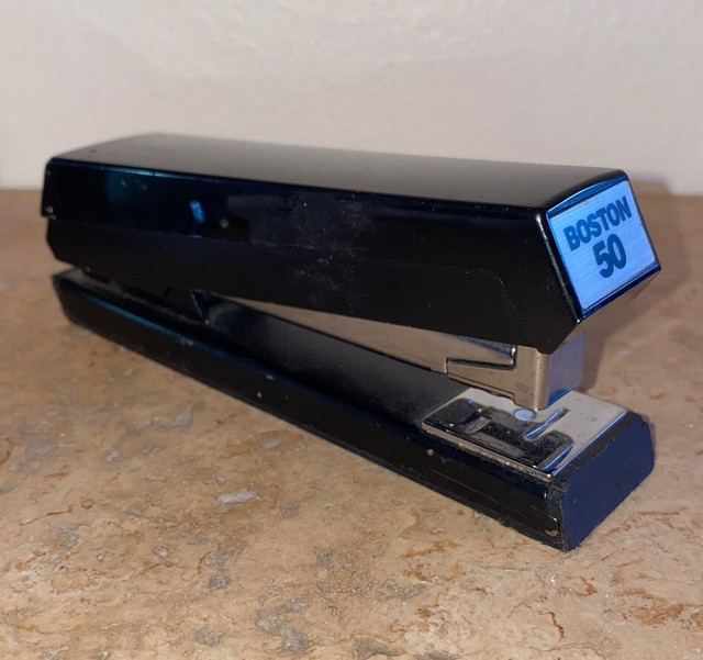 Vintage Boston 50 Stapler Black eBay