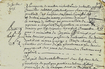 1735 Caen De Lacour Marquis De Balleroy, Le Forestier De La Foresterie, Ousouf
