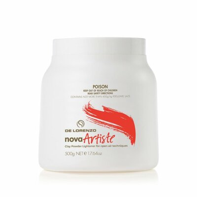 De Lorenzo Nova Artiste Clay Powder Lightener 500g Open Air Techniques Delorenzo