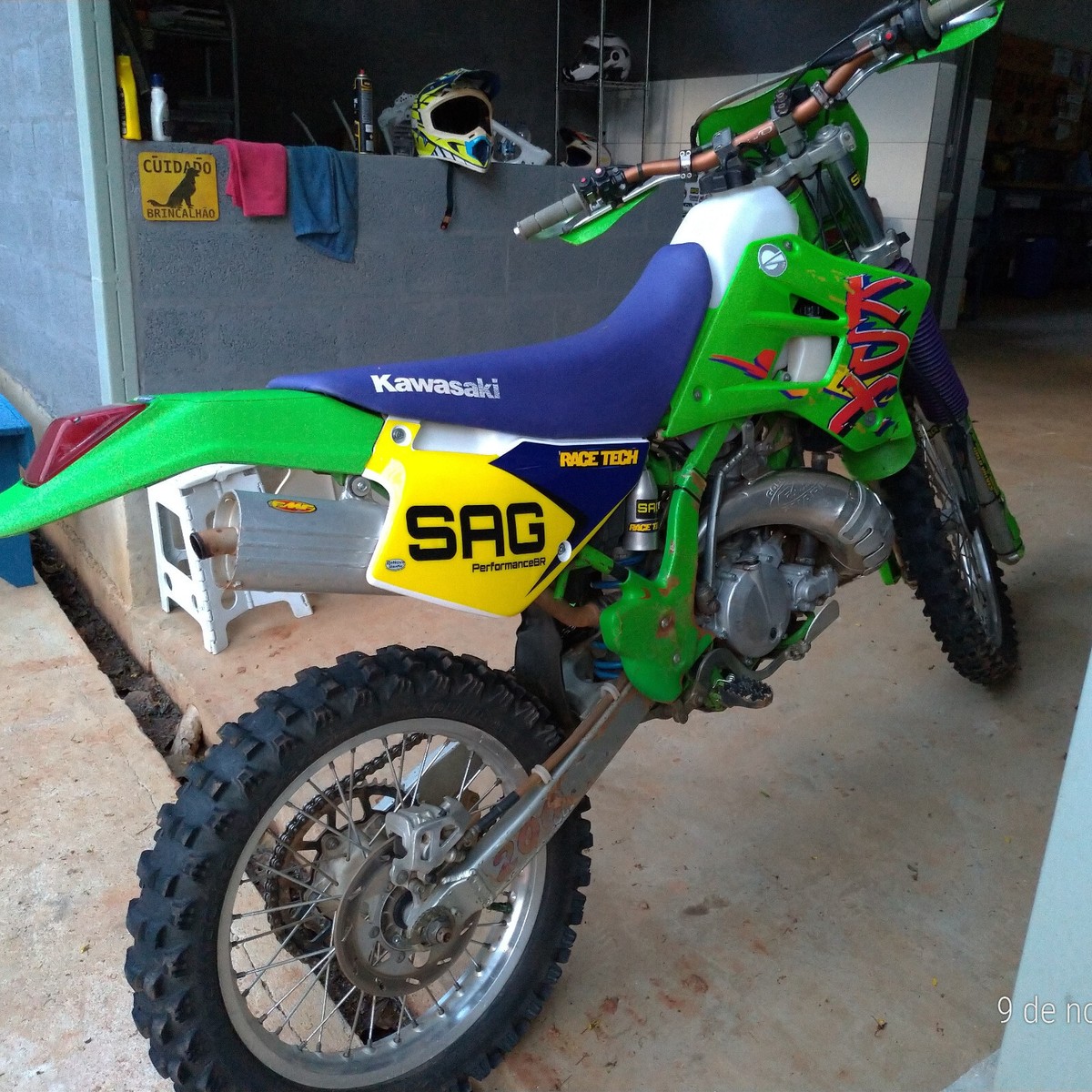 Tank Model KDX 200, KDX 220 - Purple color - plastic tank | eBay