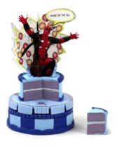 Marvel Heroclix X-Men Rise  Fall Deadpool 100 Limited Edition Figure Blue Cake