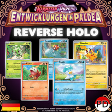 Pokemon Karten ENTWICKLUNGEN in PALDEA REVERSE HOLO | ALLE KARTEN | GLURAK