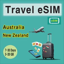[eSIM] Australia / New Zealand Travel eSIM SIM Card, 10-30 Days, 5-20GB, QR Code