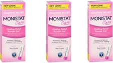 Monistat Complete Care Chafing Relief Powder Gel 1.5oz (3 Pack)