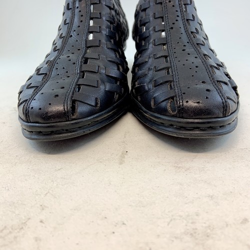 Rieker Antistress Black Woven Sina Sandals Slingbacks, size 35 5 5.5 - Picture 3 of 10