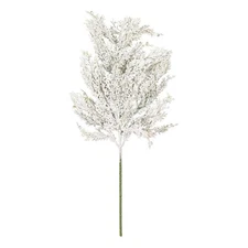 Vickerman 27" Plastic Artificial Snowy Cedar Spray in Green/White