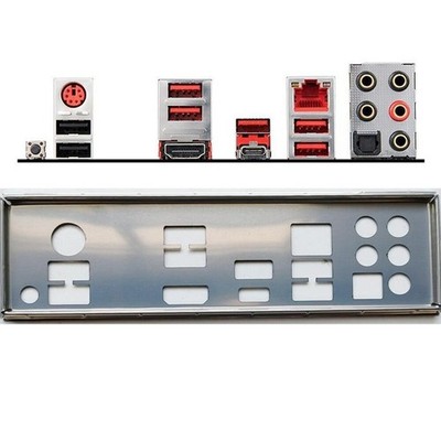 For   MPG X570 GAMING PLUS Motherboard IO I/O   Backplate OEM *uq
