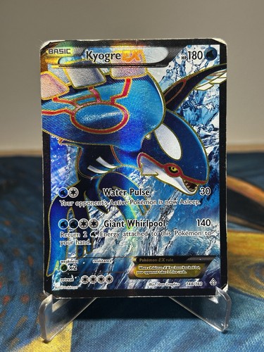 Carta Pokémon Kyogre EX 148/160 XY Primal Clash Holo Raro Arte Completo DMG HP - Imagen 1 de 5