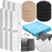 28 Pcs Aquarium Media Kit for Fluval Fx4/Fx5/Fx6 - Complete Filter Replacement S