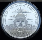 2018 Government Mind Control 1 oz. Silver Shield Mini Mintage BU w/ COA