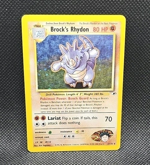 Brock’s Rhydon Gym Heroes Holo 2/132