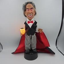 1990 TELCO Lighted-Face HALLOWEEN DRACULA Lights Up Does Not Move