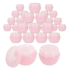 Beauticom 36 Pieces 30G/30ML High Quality Pink Frosted OV Container Jars