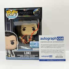 Tom Hiddleston Signed Loki 1602 The Infinity Saga Funko Pop Autograph ACOA