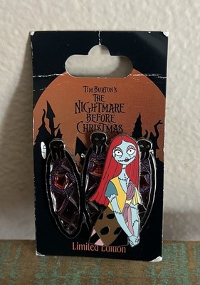 Disney The Nightmare Before Christmas Stained Glass Window Sally Pin! LE 2000!