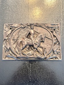 Antique 19th c German Bronze Otto von Bismarck on Horseback WW1 free shipping 