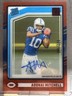 ADONAI MITCHELL Red Rated Rookie AUTO #d 22/149  2024 Donruss Clearly Colts RC