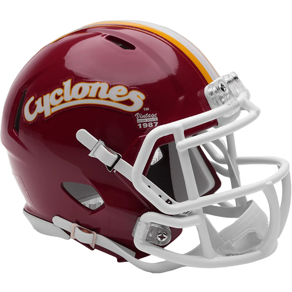 *SALE* IOWA STATE CYCLONES SCRIPT RED SPEED MINI NCAA RIDDEL