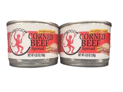 Underwood Corned Beef Spread, 4.25 Ounce (Pack of 2)