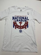 Philadelphia Phillies National League Champions White MLB Shirt Youth X-Large