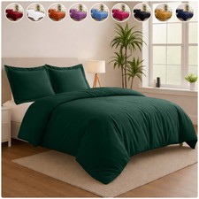 Luxury Reversible Duvet Cover Quilt Cover Soft Bedding Set Twin Queen King Size