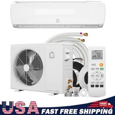 12000 BTU Mini Split AC with Heat Pump Air Conditioner 19 SEER2 750 Sq.Ft 230V