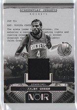 2024-25 Panini Noir Screenplay Jerseys /99 Jalen Green #SJ-GRE et3