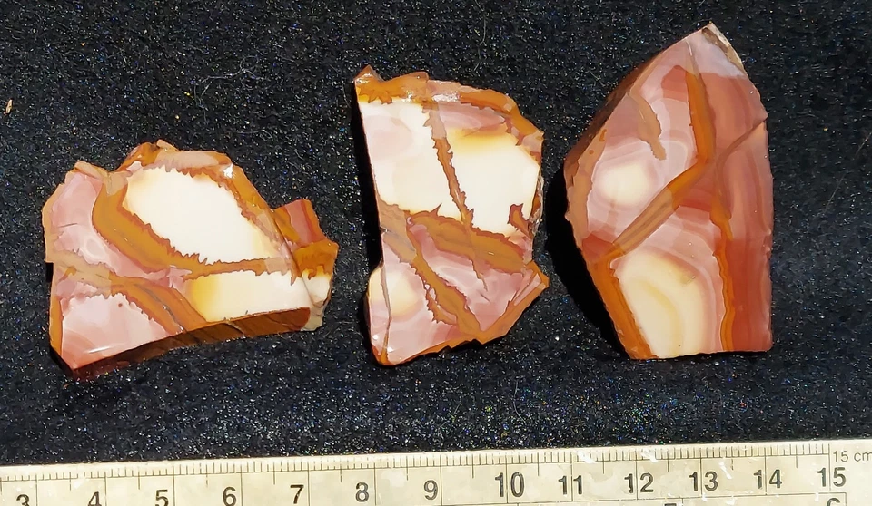 Rebanadas de losas de jaspe halcón rojo Foto 2 de 2