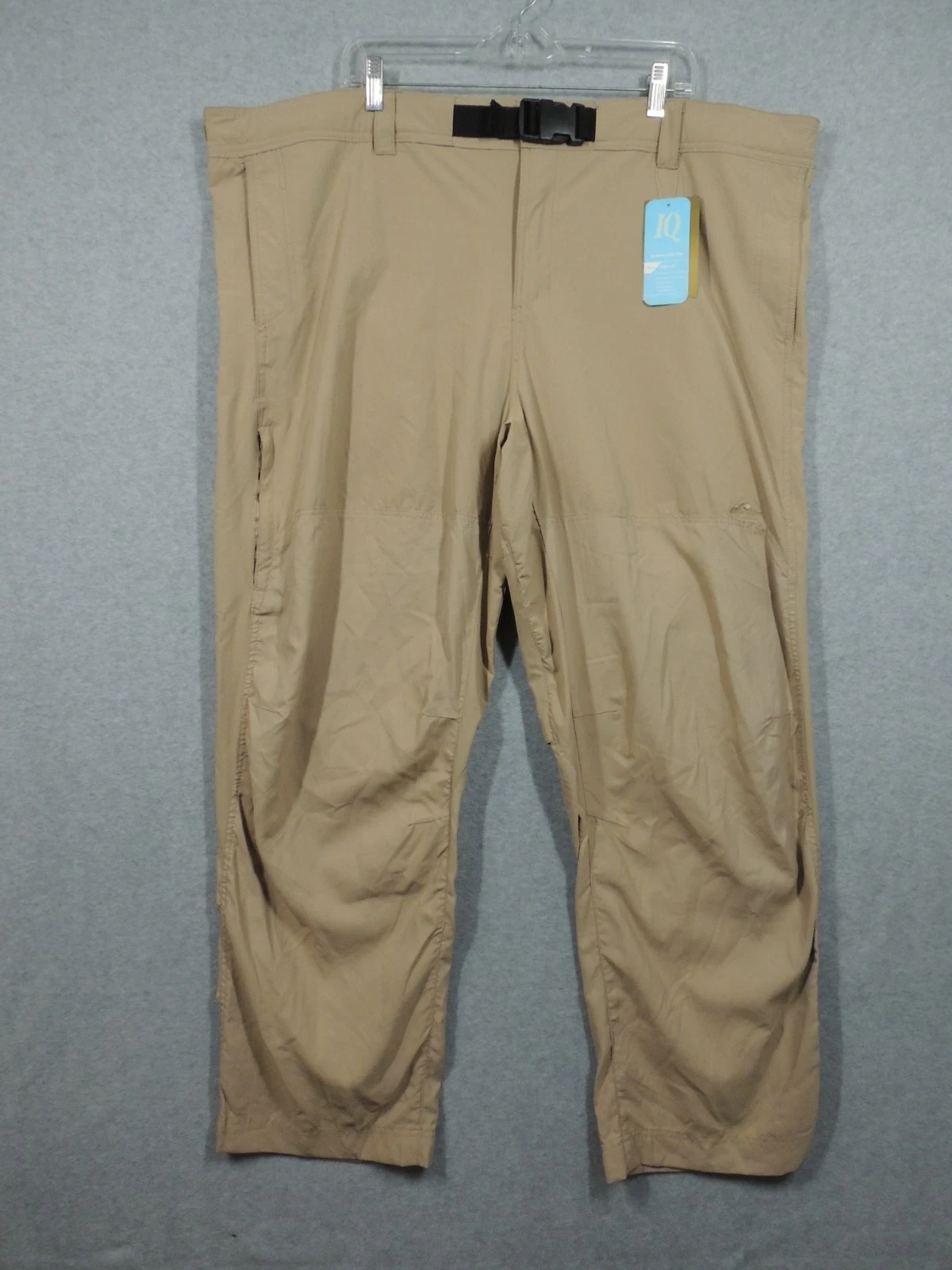 American Outback Size 3XL Men's Khaki Outdoor Belted Hiking Pants Lightweight