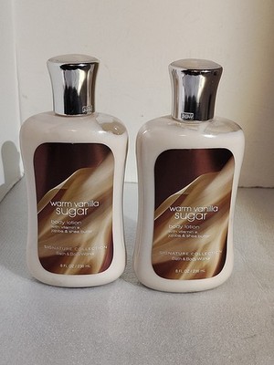 2 Pack Bath & Body Works Signature WARM VANILLA SUGAR Body Lotion 236ml / 8oz
