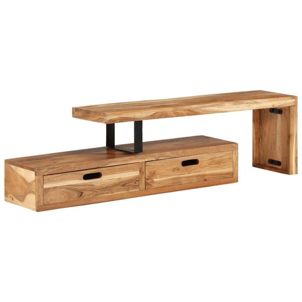 Tv-St?Nder (118-200) X 30 X 40 Cm Massivholz Akazie-image