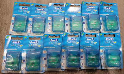 Oral-B 27 Yards Floss Satin Mint (12 Pieces) ne 12 X