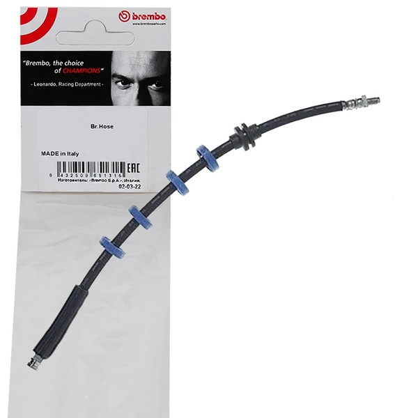 Brembo Bremsschlauch 475Mm Links Rechts Vorderachse Passend FüR Fiat Cinquecento-image
